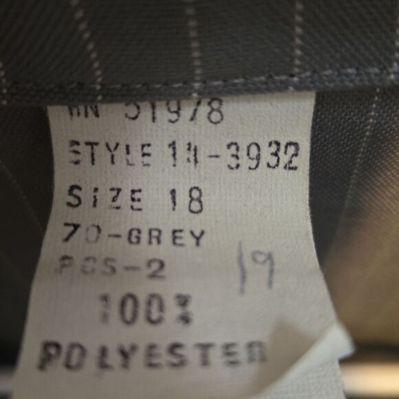 Source Unknown Gray Blazer Tailored Suit Jacket - Picture 4 of 4